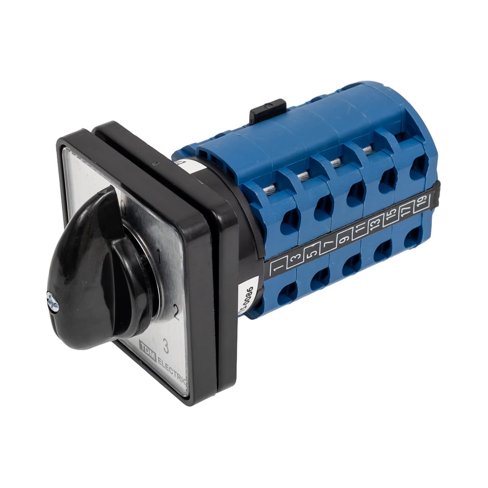 Изображение товара Кулачковый переключатель TDM ELECTRIC КПУ11-10/136 3P 4 позиции IP40