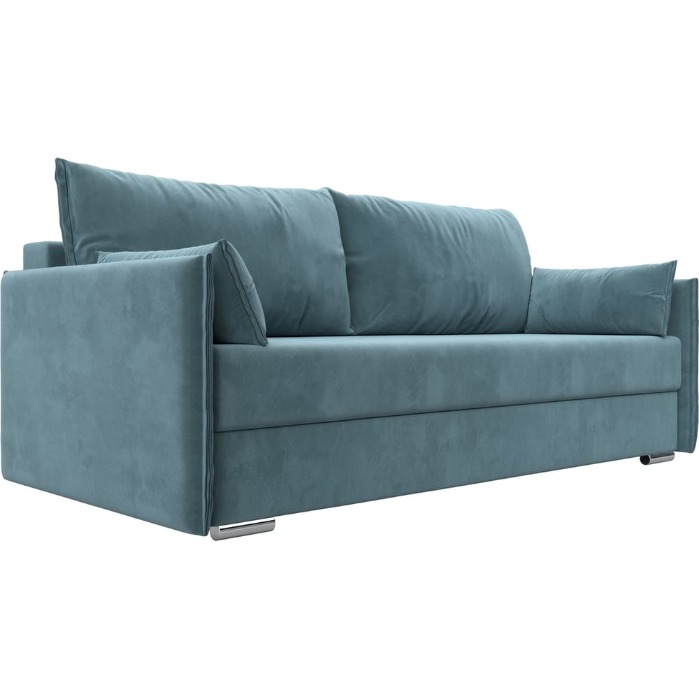 Изображение товара Прямой диван Лига диванов Сайгон 115101 с еврокнижкой и велюром, современный стиль