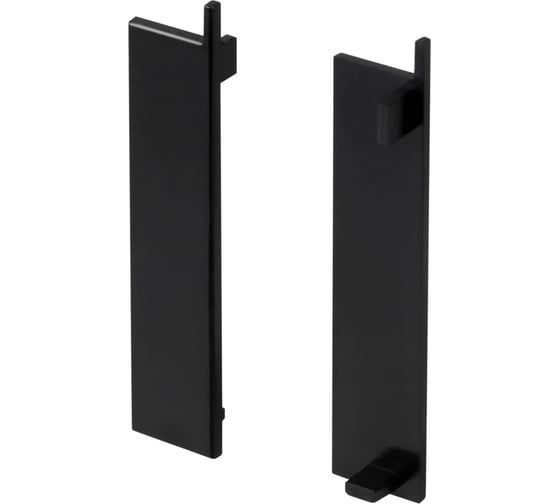 Изображение товара Заглушка Arlight PLINTUS-H58-F BLACK 1 комплект 046160