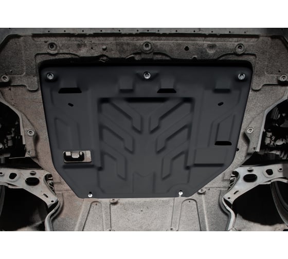 Изображение товара Защита картера+КПП+ комплект крепежа Rival Сталь Geely Monjaro 2022-, 2.0, АКПП, 4WD 111.1930.1