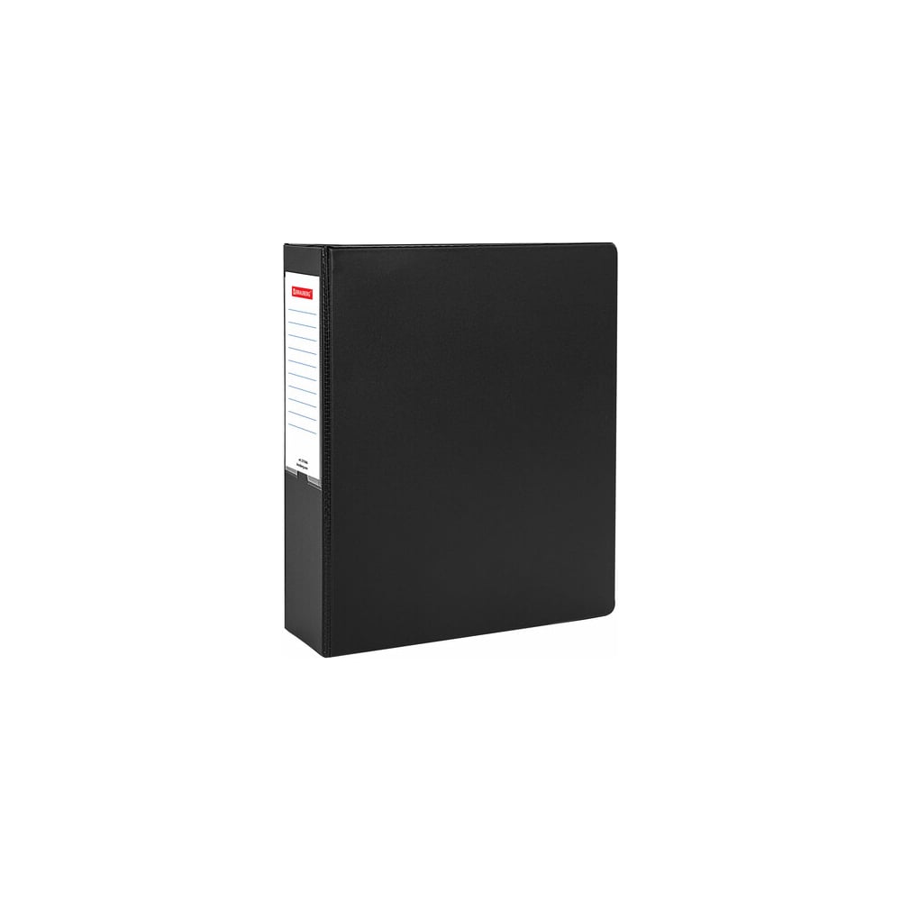 Изображение товара Папка BRAUBERG на 2 кольцах, черная, 75 мм, до 500 листов