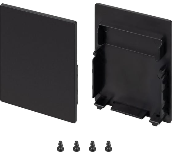 Изображение товара Заглушка Arlight SL-LINE-4050-3L-LOW BLACK глухая, 1 комплект 044677