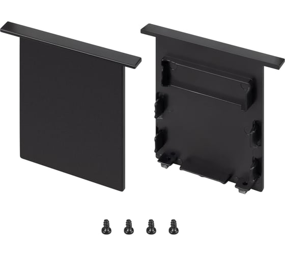 Изображение товара Заглушка Arlight SL-LINIA52-3L-F-LOW BLACK глухая, 1 комплект 044706