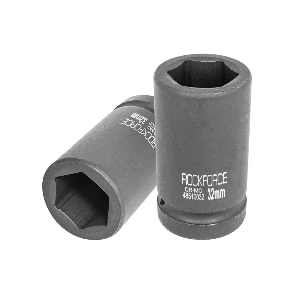 Изображение товара Головка ударная глубокая 6-гранная 32 мм Rockforce RF-48510032