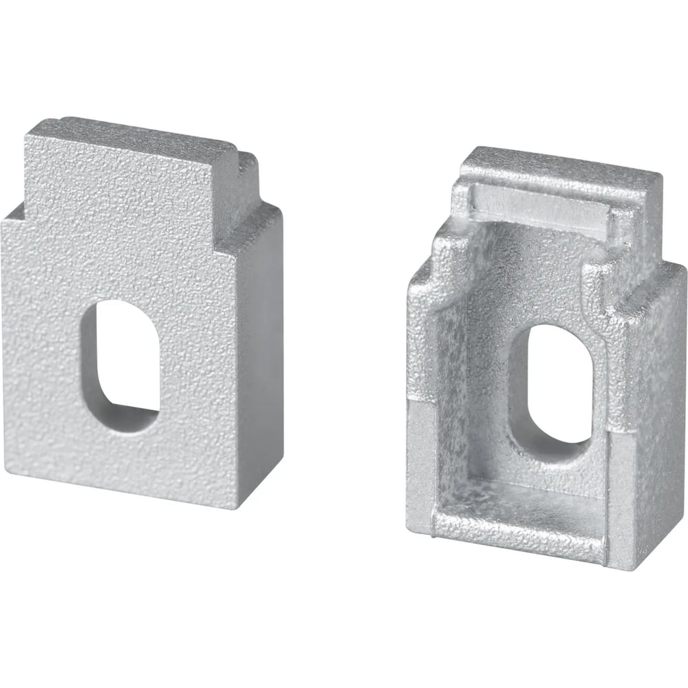 Изображение товара Заглушка Arlight WALL-FANTOM-W10 с отверстием комплект 2 шт серебро