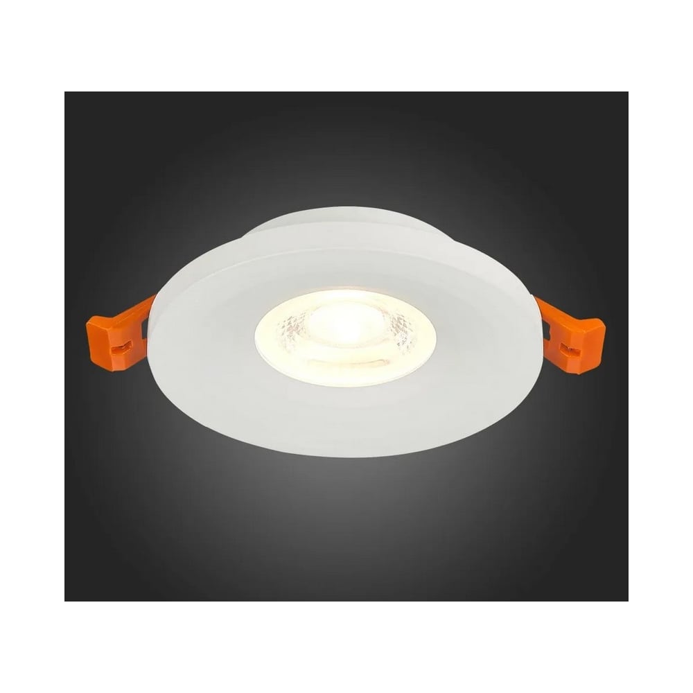 Изображение товара Встраиваемый светильник ALMA LIGHT белый, матовый, gu10, 1x50w, d95xh27, без лампы, ALD00126WH-CI-GU10.1x50W