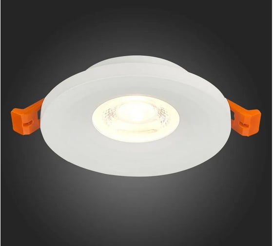 Изображение товара Встраиваемый светильник ALMA LIGHT белый, матовый, gu10, 1x50w, d95xh27, без лампы, ALD00126WH-CI-GU10.1x50W