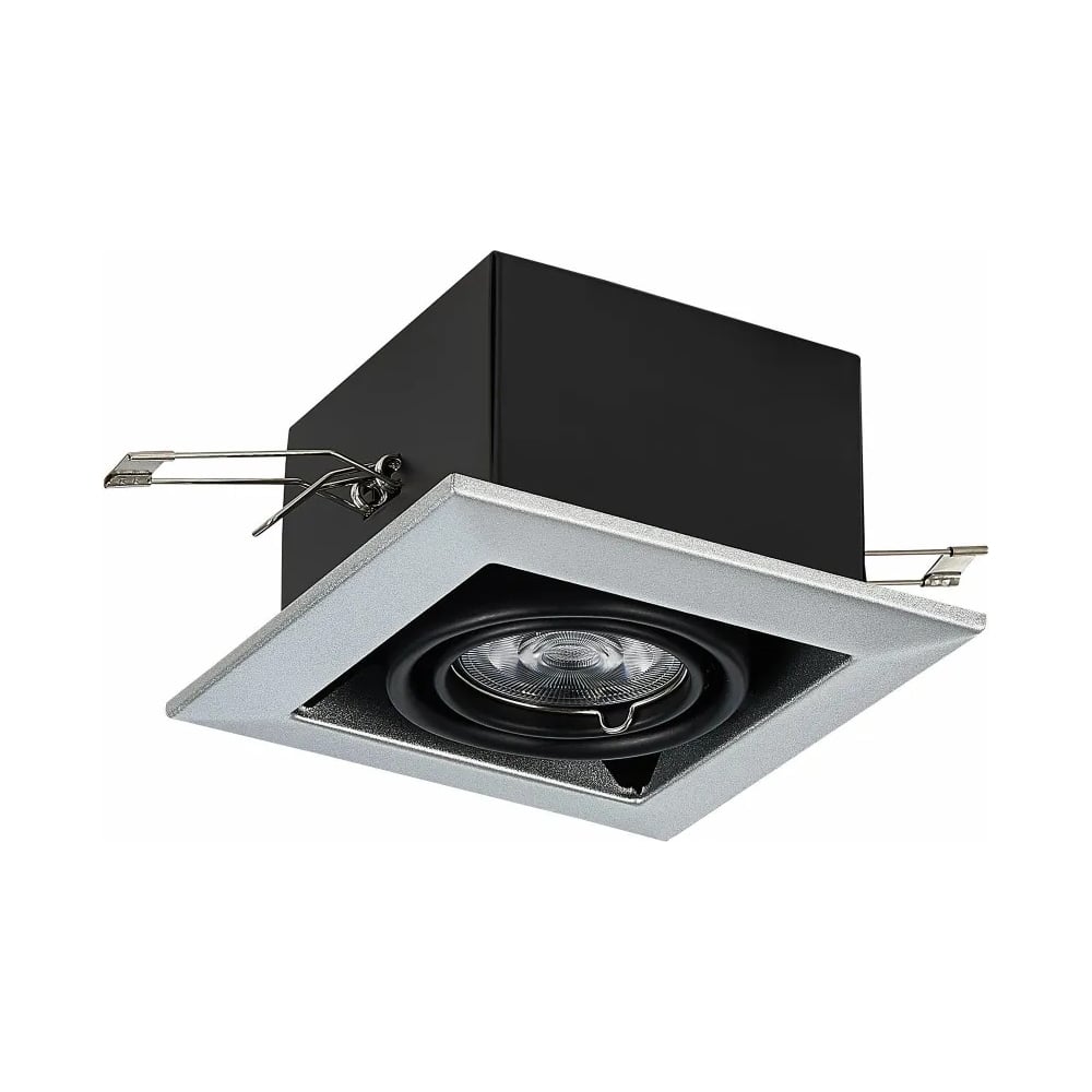 Изображение товара Встраиваемый светильник ALMA LIGHT черный, gu10, 1x50w, l126xw126xh70, без лампы, ALD00163BY-MK1-GU10.1x50W