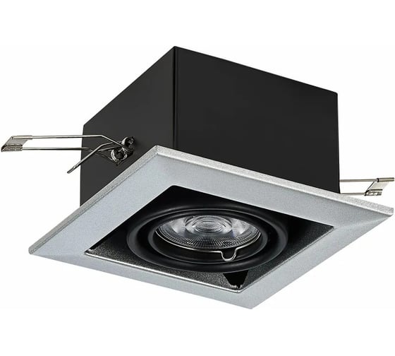 Изображение товара Встраиваемый светильник ALMA LIGHT черный, gu10, 1x50w, l126xw126xh70, без лампы, ALD00163BY-MK1-GU10.1x50W