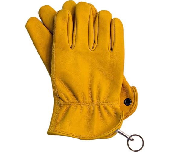 Изображение товара Перчатки ARCTICUS из козьей кожи, желто-коричневые, размер 10, 12 пар 2404-1012