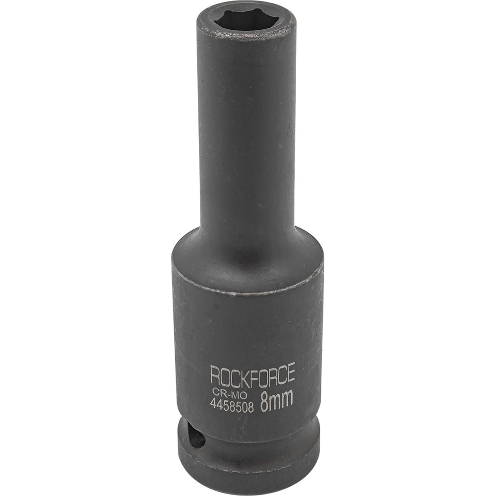 Изображение товара Головка ударная глубокая 6-гранная 8 мм 1/2"DR Rockforce RF-4458508