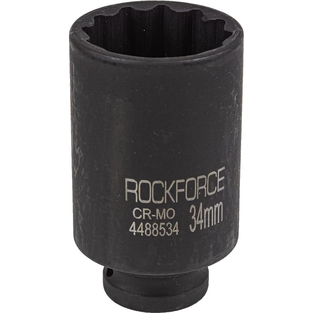 Изображение товара Головка ударная глубокая 12-гранная 34 мм, 1/2"DR Rockforce RF-4488534(54988)