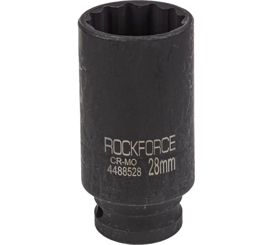 Изображение товара Головка ударная глубокая 12-гранная 28 мм, 1/2"DR Rockforce RF-4488528(54982)