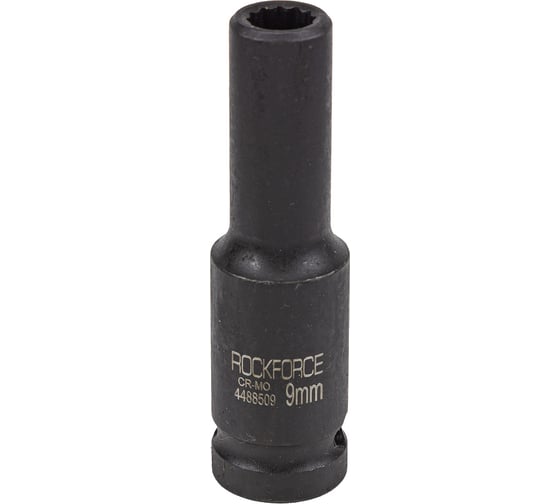 Изображение товара Головка ударная глубокая 12-гранная 9 мм, 1/2"DR Rockforce RF-4488509(54963)