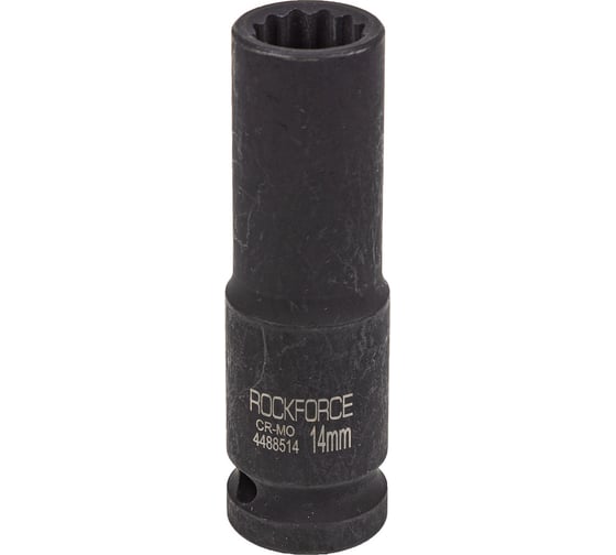 Изображение товара Головка ударная глубокая 12-гранная 14 мм, 1/2"DR Rockforce RF-4488514(54968)