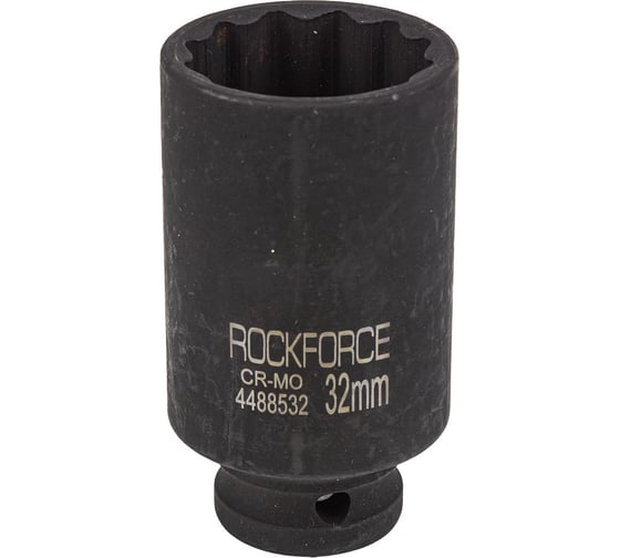 Изображение товара Головка ударная глубокая 32 мм, 1/2"DR Rockforce RF-4488532(54986)