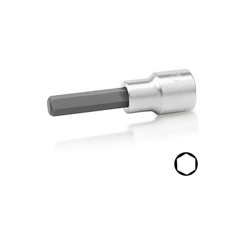 Изображение товара Головка торцевая HEX 10 мм 80 мм 1/2" TOPTUL BCWA1610