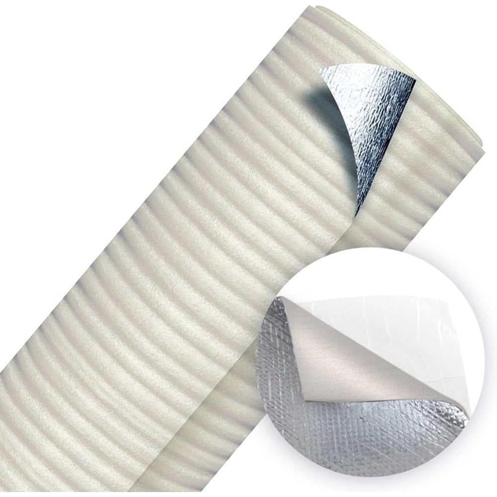 Изображение товара Самоклеящаяся тепло-шумоизоляция воздуховодов Алюфом 10мм 10м