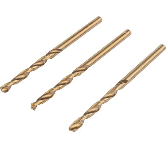 Изображение товара Сверло по металлу 3.2 мм, 3 шт Rockforce RF-DS332H(54896)