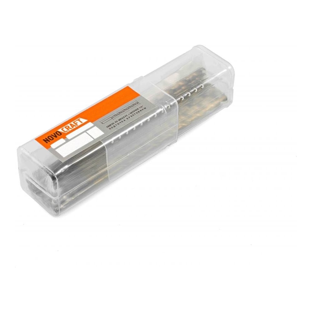 Изображение товара Сверло по металлу удлиненное 5 мм M35 DIN 340 Novocraft 10 шт