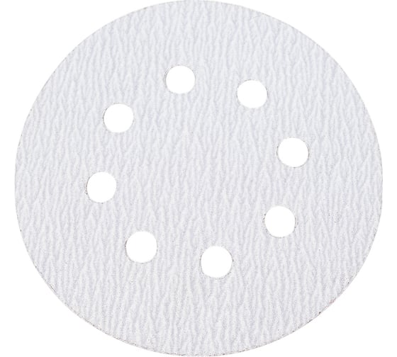 Изображение товара Шлифлист 125 мм, круг, Р120, для краски, 8 отверстий, 5 шт GEPARD GP5002-120