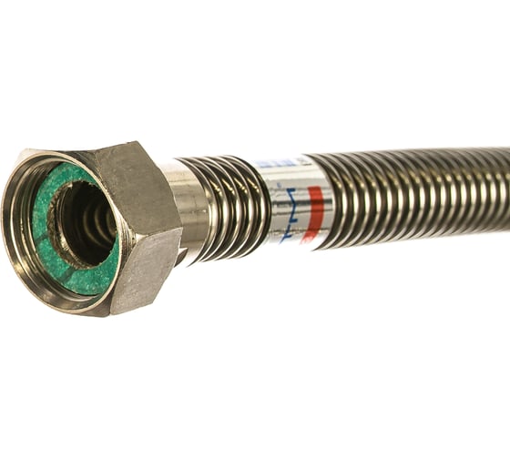 Изображение товара Подводка для газа СТМ ГАЗ сильфонная, 3/4", гайка-гайка, 200 см CGHF3420