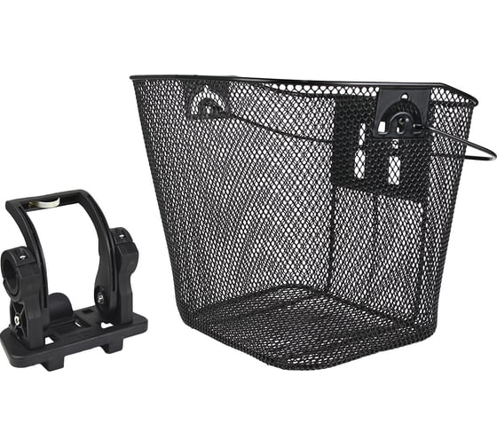 Изображение товара Корзина на руль быстросъемная JOY KIE BL-B-009 сталь, 34х25х26 см, черная HQ-0015876