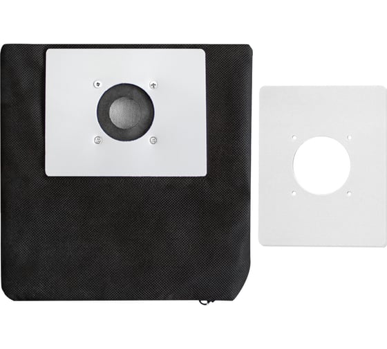 Изображение товара Универсальный мешок 25x25 см, фланец 15x12 cм, D55 мм, до 4 л многоразовый для бытового пылесоса ROCKSTAR ZIP-UNO4