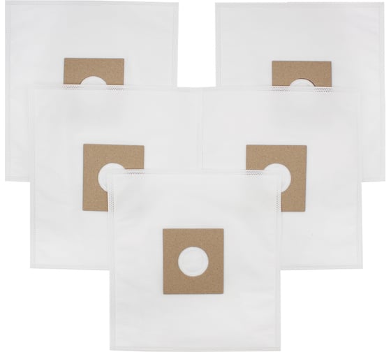 Изображение товара Мешки мешки для бытовых пылесосов, фланец 10x11 cм, D50 мм, до 5 л, 5 шт, ROCKSTAR UNO1(5)