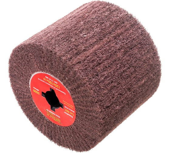 Изображение товара Барабан ламельный из нетканого полотна S62 (120х100 мм; Р180; посадка 19 мм) MESSER 11-57-006