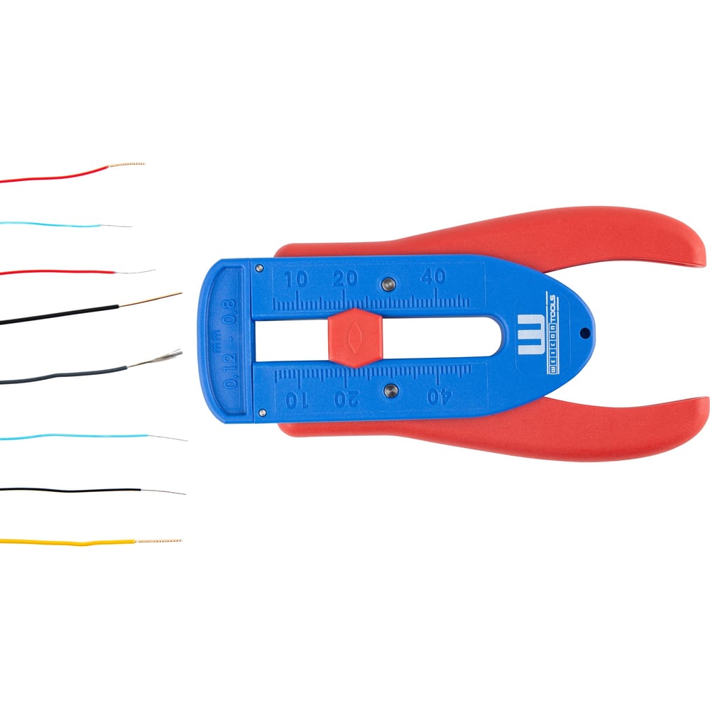 Изображение товара Микропрецизионный стриппер для проводов 0,12-0,8 мм Weicon-Tools