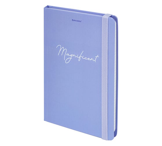 Изображение товара Блокнот BRAUBERG с резинкой в клетку 96 листов, А5 145x203 мм, твердая обложка, Pastel 115533