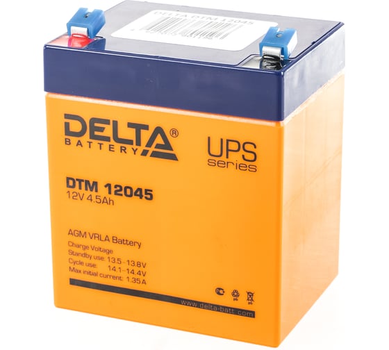 Изображение товара Аккумуляторная батарея Delta DTM 12045