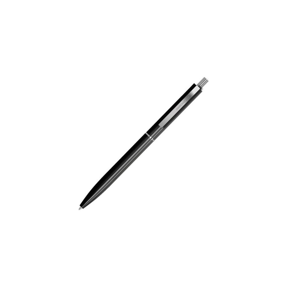 Изображение товара Автоматическая шариковая ручка ОФИСМАГ M17 с синим узлом, черный корпус, 0,7 мм