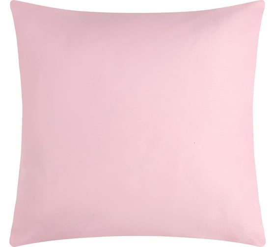Изображение товара Чехол на подушку Экономь и Я цвет розовый, 40x40 см, 100% п/э 9443772