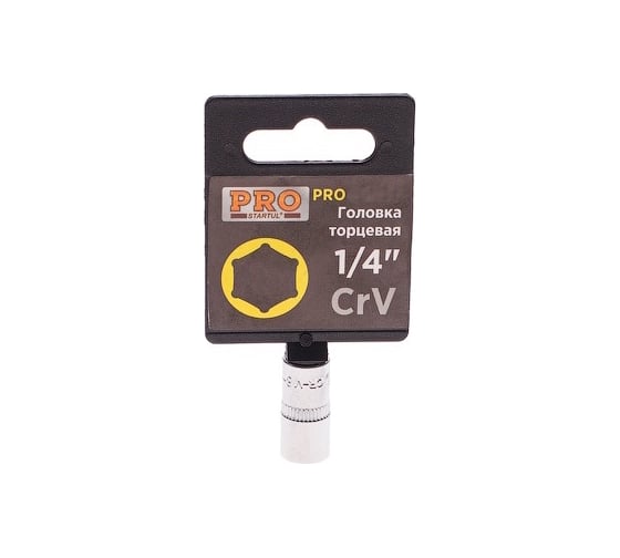 Изображение товара Головка 6 граней PRO 6 мм, 1/4"DR STARTUL PRO-54006