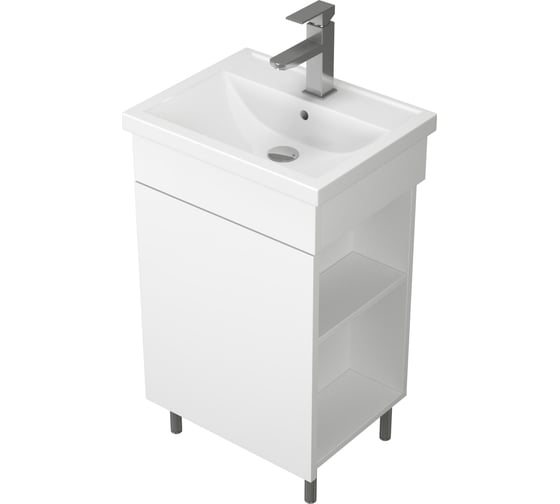 Изображение товара Тумба UNCORIA Алегра 50 под умывальник Фостер 50, белая 55029