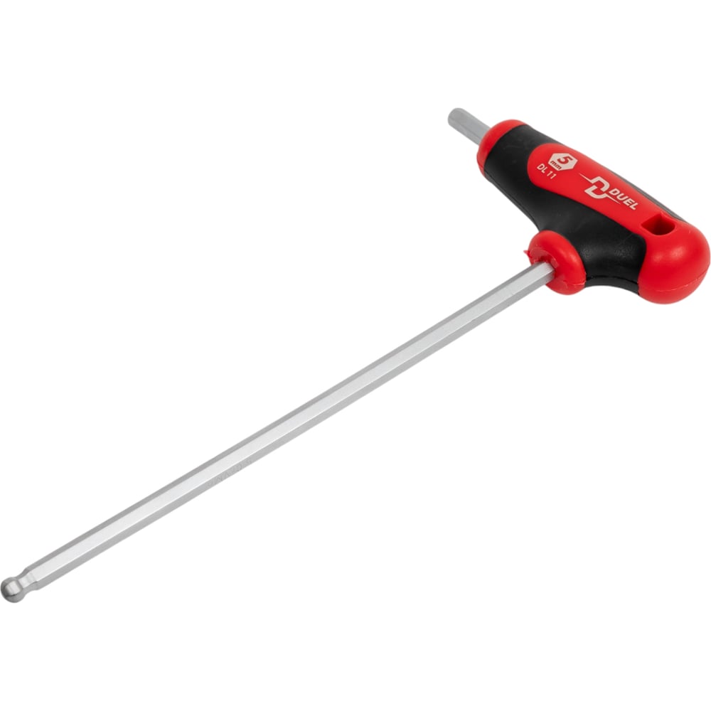 Изображение товара Ключ Т-образный с рукояткой DUEL Hex с шаром 5мм DL11-050-150 профессиональный