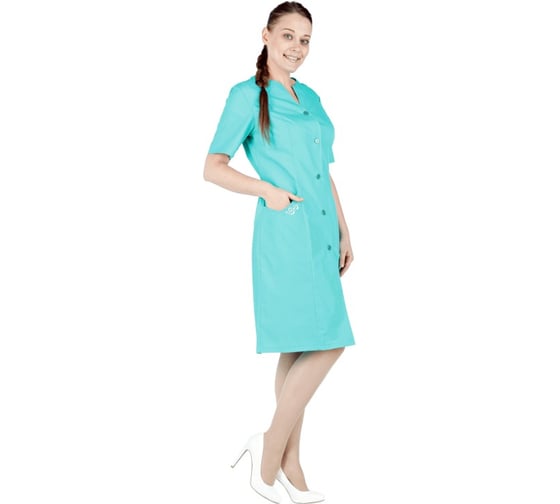 Изображение товара Халат ГК Спецобъединение ЮНОНА, бирюза Хал 720/96/182