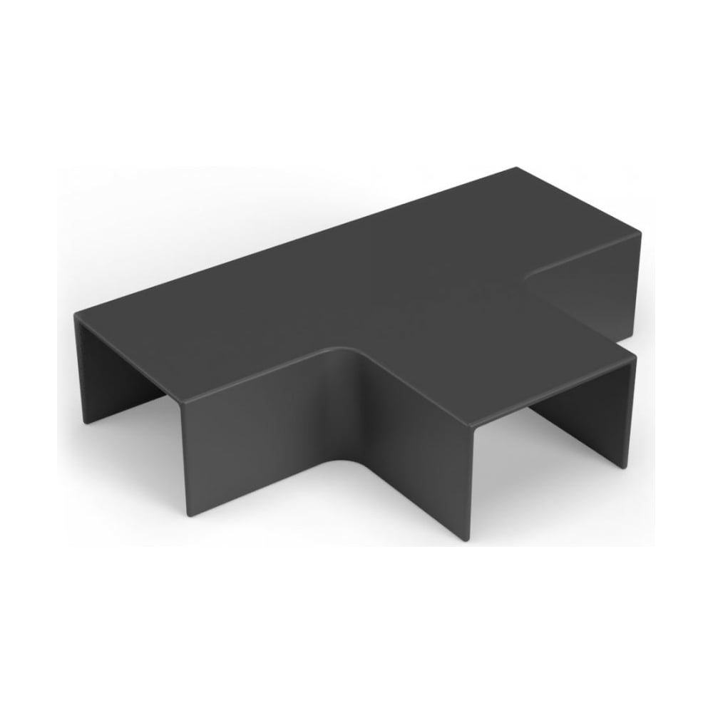 Изображение товара Т-образный угол Промрукав 40x25 черный, комплект 4 шт.