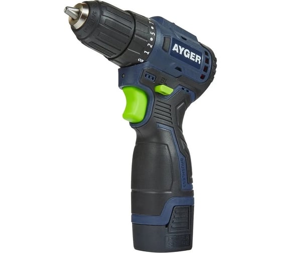 Изображение товара Аккумуляторная бесщеточная дрель-шуруповерт AYGER AP12BL