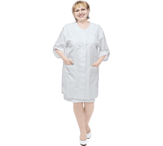 Изображение товара Халат ГК Спецобъединение МАРТА белый Хал 719/112/158