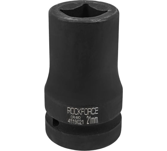 Изображение товара Головка ударная 4-гранная 21 мм, 1"DR для футорки Rockforce RF-4819021(57936)