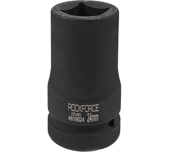 Изображение товара Головка ударная 4-гранная 24 мм, 1"DR для футорки Rockforce RF-4819024(57938)