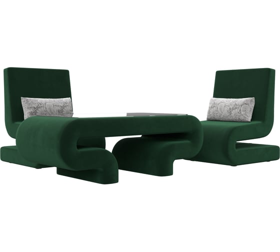 Изображение товара Набор волна-3 (стол, 2 кресла) Лига диванов 115726