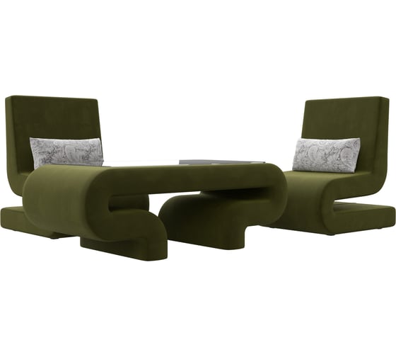 Изображение товара Набор волна-3 (стол, 2 кресла) Лига диванов 115719