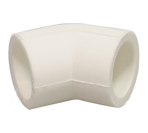 Изображение товара Угольник СТМ PP-R 45 градусов DN 63 ПЛАСТ CPLD4563