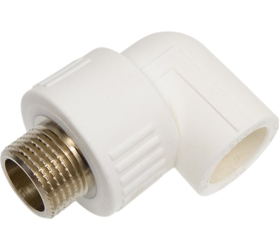 Изображение товара Угольник СТМ PP-R комбинированный, наружная резьба DN 20х1/2 ПЛАСТ CPLM2012