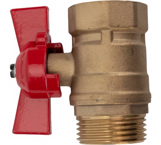 Изображение товара Шаровой кран для воды ОПТИМА 1" г/ш бабочка SOFMB001