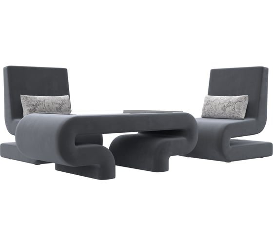 Изображение товара Набор волна-3 (стол, 2 кресла) Лига диванов 115727